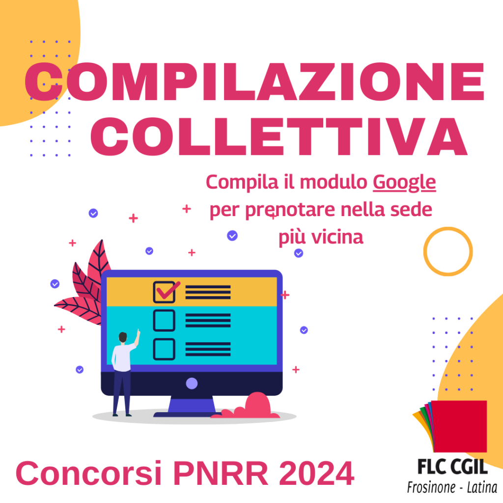 Concorso docenti 2024 - presentazione istanza - FLC CGIL Frosinone Latina
